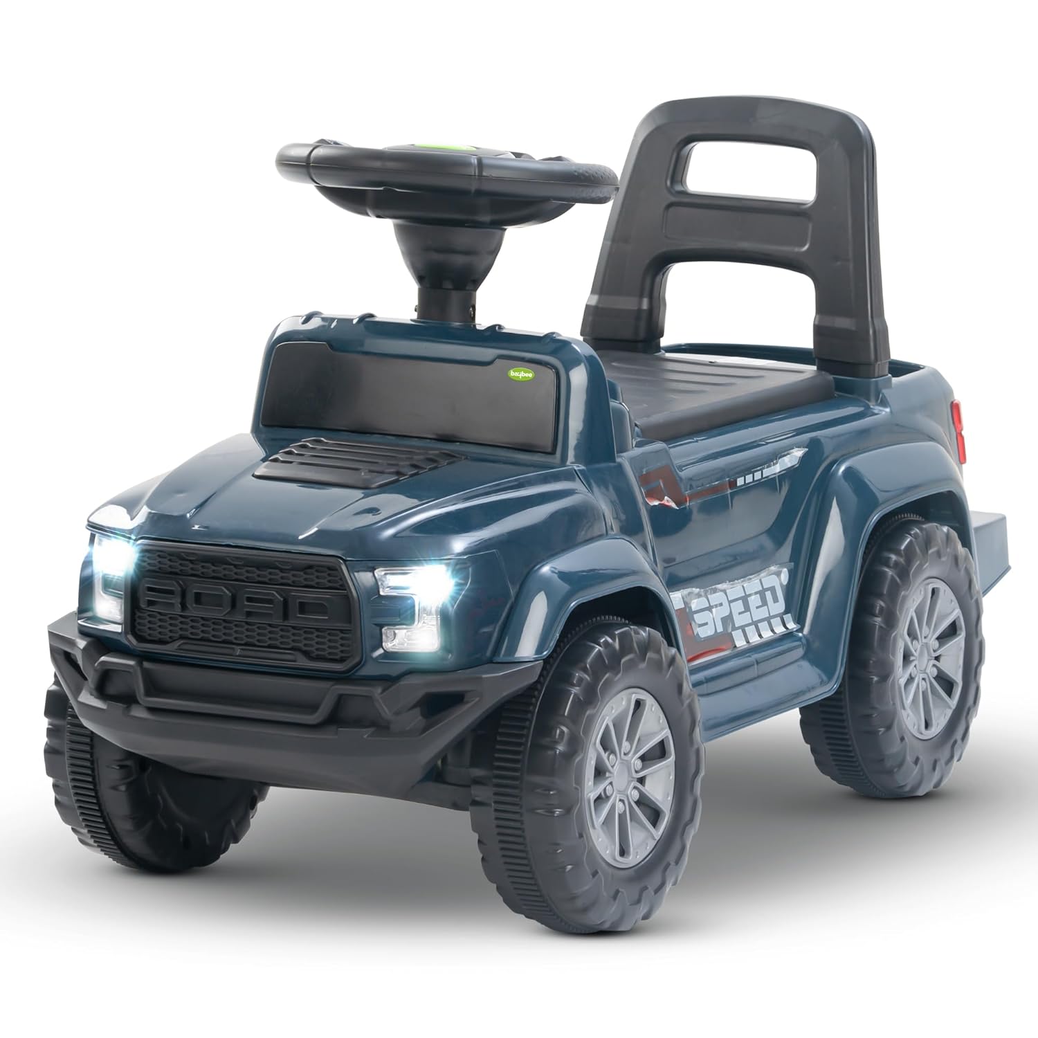 Baybee Push Ride on Baby Jeep for Kids Toys with LED Light & Storage Bin-Dark Green Baybee Push Ride on Baby Jeep for Kids Toys with LED Light & Storage Bin-Dark Green